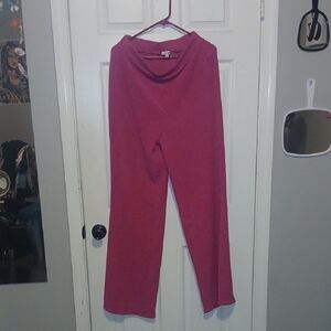 Women's Pink Wide-Leg 2 Piece Set